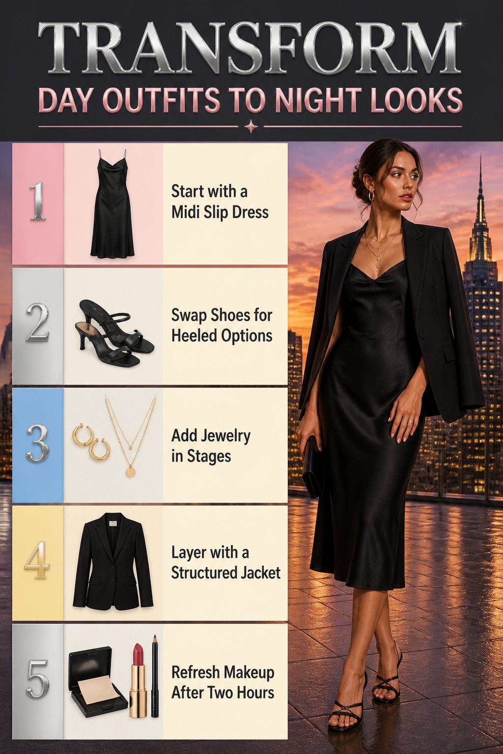 8 Bachelorette Party Outfit Ideas for 2026: What the Bride Actually Wears 11 A midi slip dress displayed alongside casual shoes.