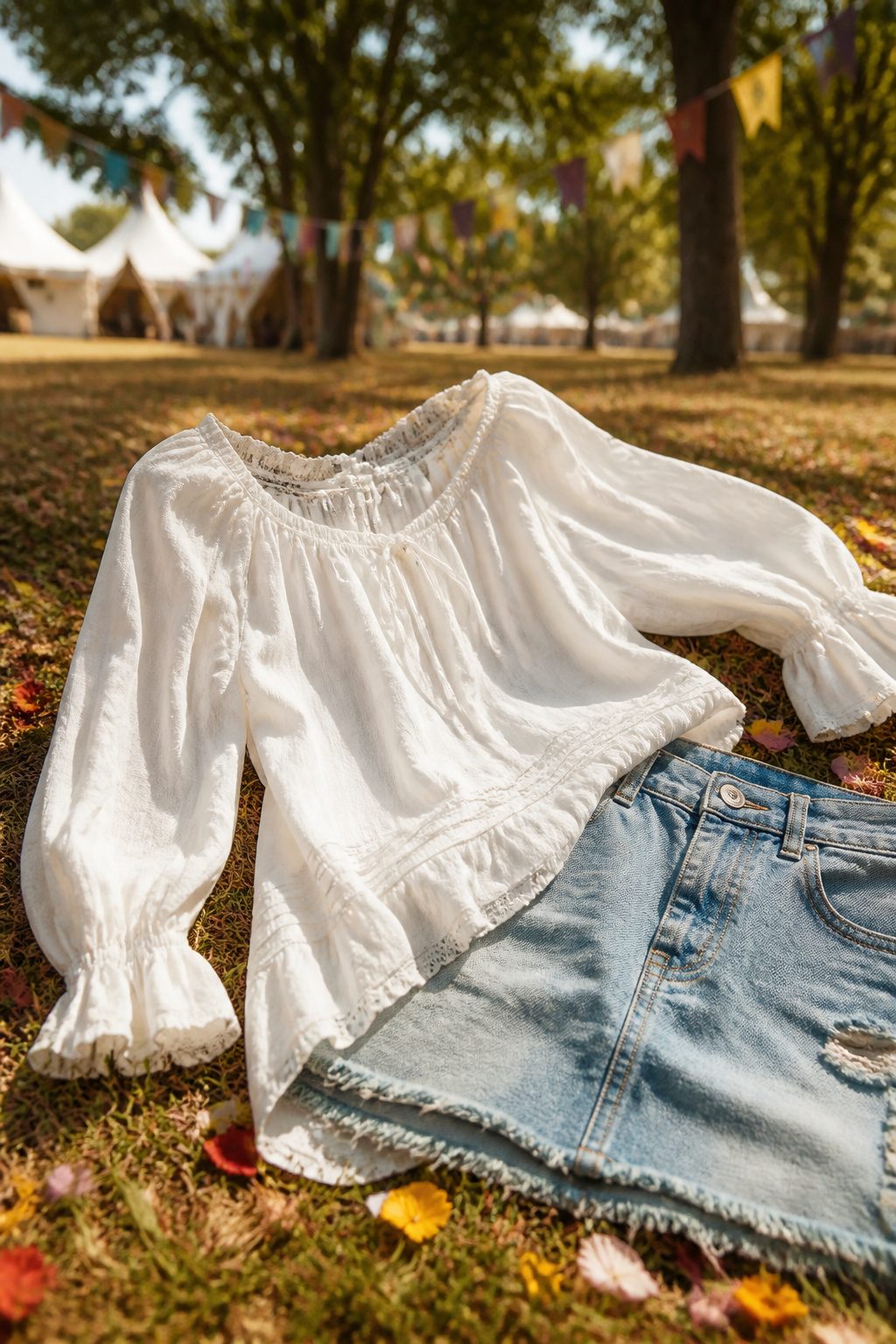 A loose, lightweight flowy top designed for comfort at concerts.