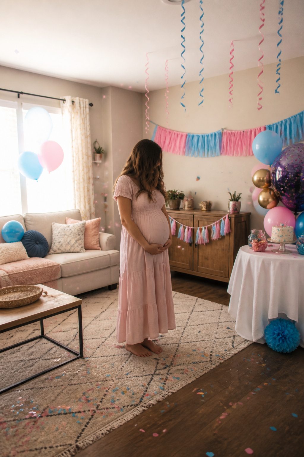 10 Gender Reveal Dress for Mom Ideas: Styles to Wear in 2026 9 Target Isabel Maternity Smocked Dress with a smocked bodice and ruffled details.