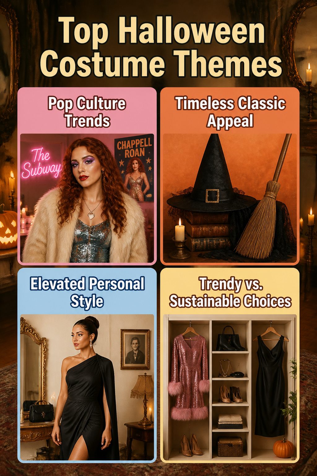 Halloween Costumes for Women: 10 Ideas for 2026 11 Image showing trends in Halloween costumes influenced by pop culture.