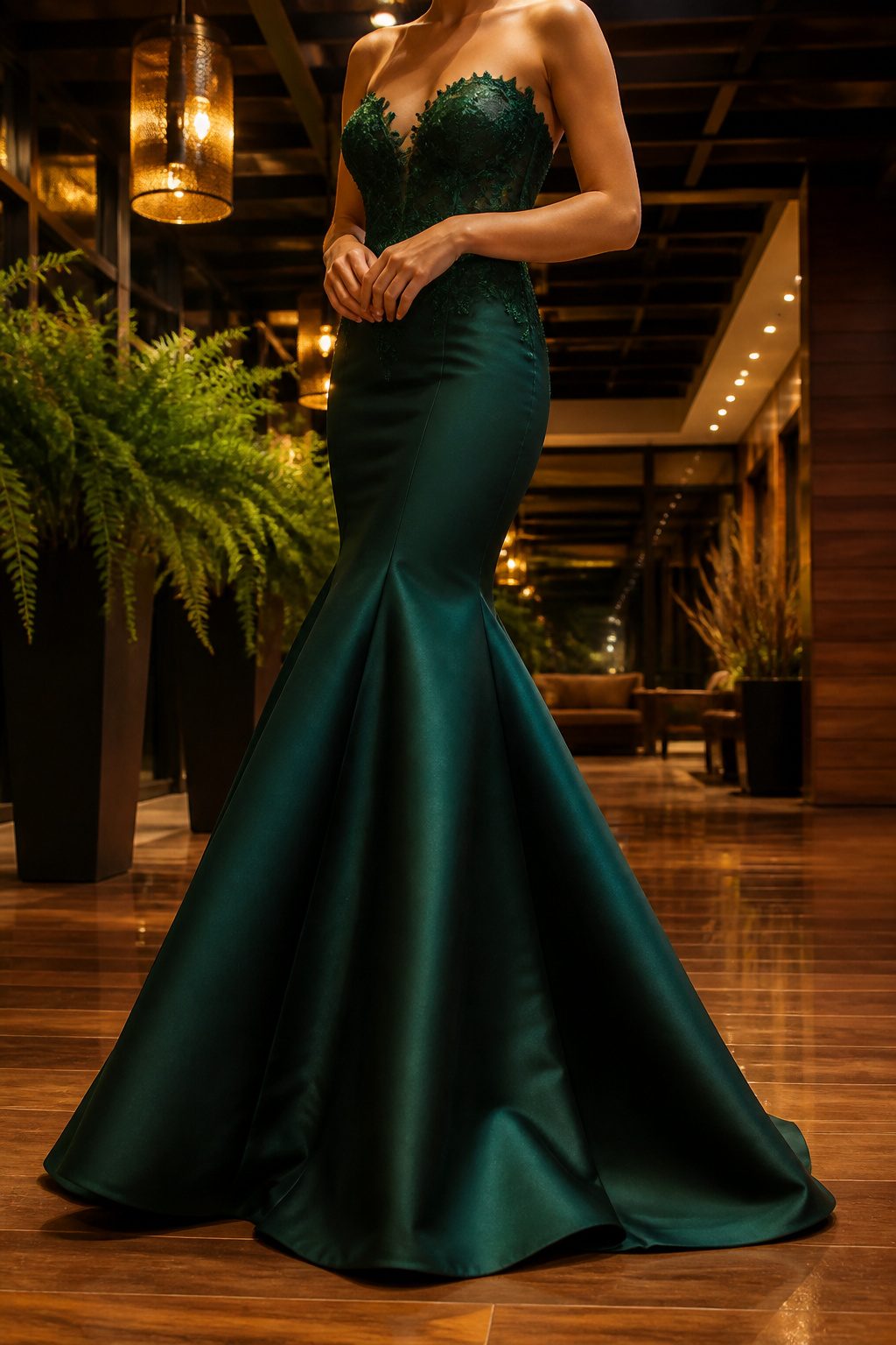 Prom Dresses 2026: 10 Styles for Every Body and Budget 5 A mermaid prom dress with a close fit and dramatic flare.