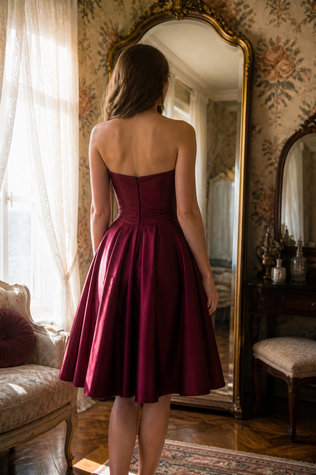 Prom Dresses 2026: 10 Styles for Every Body and Budget 7 A strapless prom dress with a fitted bodice and flowing skirt.